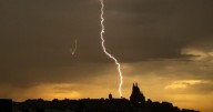 Storms sweep through Saturday, fall quickly follows