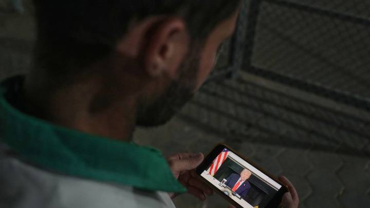 The Latest: Trump says Israel and Hamas have agreed to the 'first phase' of his peace plan