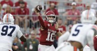 QB John Mateer could miss No. 6 Oklahoma's rivalry game vs. Texas with injury