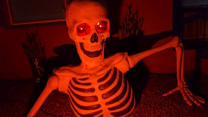 Video shows thieves stealing Halloween decorations from California home