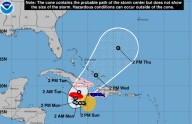 Hurricane Melissa, parked over the Caribbean, could be rare Category 5 by Monday