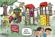 Cartoonist’s take: ‘Sending in the military’