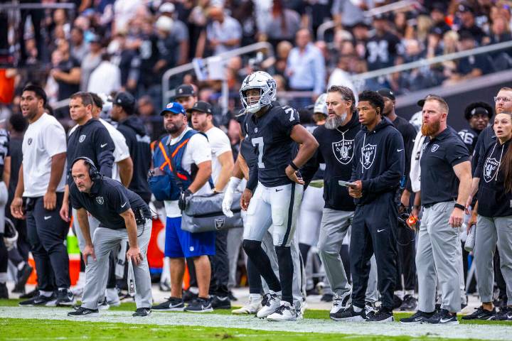 Raiders quarterback Geno Smith ready to move on interceptions