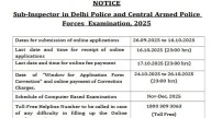SSC SI Recruitment 2025: Last Day To Apply For 3,000+ Sub-Inspector Posts In Delhi Police And CAPFs; Apply By 11 PM At ssc.gov.in