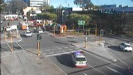 Hay Street: Major road shut after car ploughs into wall in West Perth