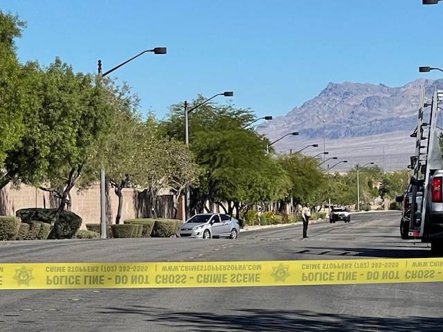 1 person shot in northwest Las Vegas valley, suspect remains at large