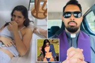 Brazilian priest Father Luciano Braga Simplicio hid parishioners fiancee underneath bathroom sink