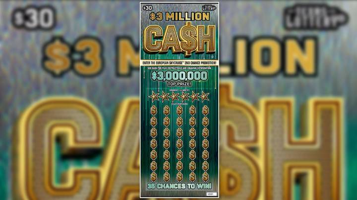 Another winning $3 million scratch-off ticket claimed in North Texas
