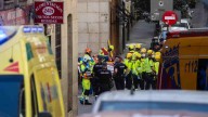 Derrumbe parcial de edificio en Madrid deja heridos y desaparecidos
