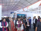 Minister Ashwini Vaishnaw visited ONGC Pavilion at Vibrant Gujarat Regional Conference