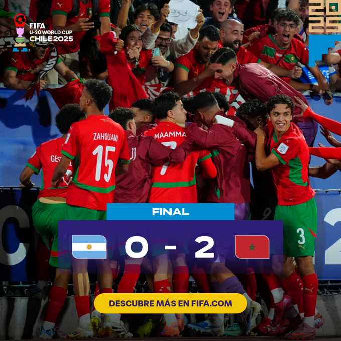 Marruecos, campeón de la Copa Mundial Sub