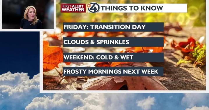 🌤️Partly sunny and warm Friday, but change is in the air 🌦️
