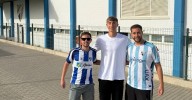 Dean Huijsen, de visita en La Academia del Málaga CF