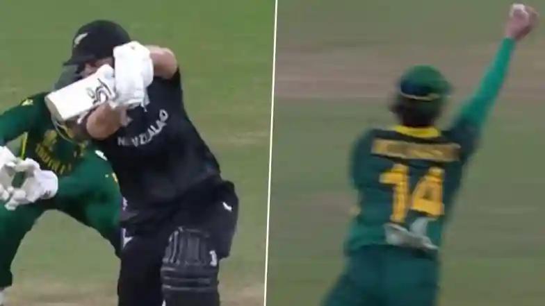 Cricket Laura Wolvaardt Takes Stunning One-Handed Catch To Dismiss Lea Tahuhu During NZ