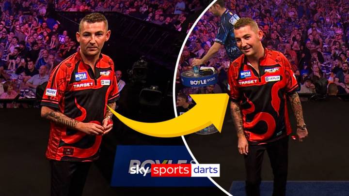 Nathan Aspinall leaves Wayne Mardle in STITCHES after stepping 'wrong way' during clash against Luke Humphries