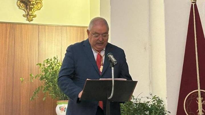 Bartolomé García, nuevo Hermano Mayor de la hermandad de la Oración en el Huerto en Almendralejo