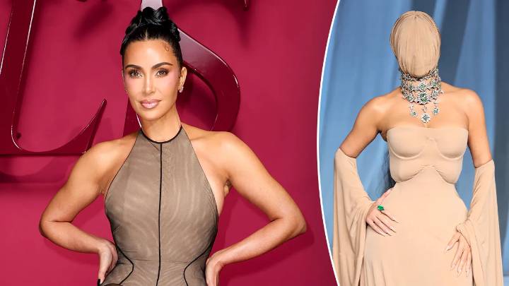 Kim Kardashian's face-covering gown sparks mixed reactions at gala