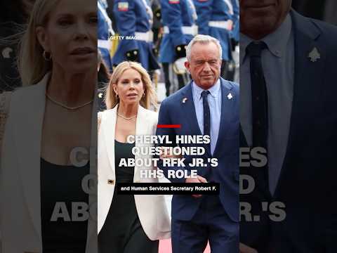 Cheryl Hines questioned about RFK Jr.'s HHS role