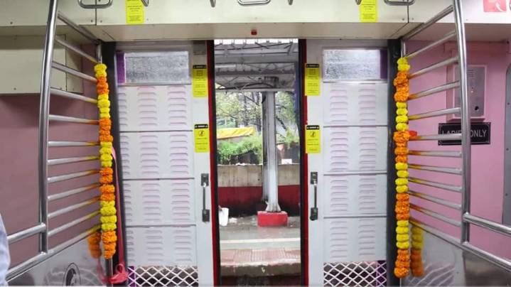 Closed-Door Prototype For Mumbai Local Trains Is Here After Surging Track & Train