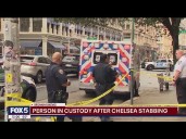 Manhattan stabbing: Suspect in custody, victim rushed to hospital
