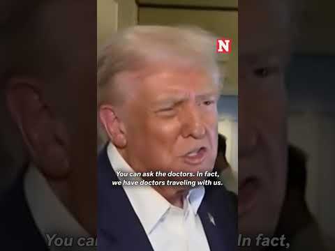 Trump Says MRI At Walter Reed Was ‘Perfect’