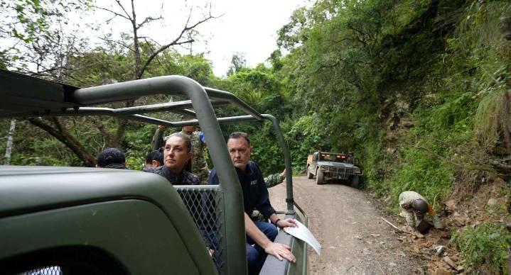 Sheinbaum visita Querétaro e Hidalgo y  se compromete con población afectada por lluvias