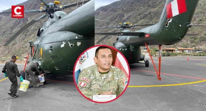 Fallece el general Marco Marín Saldaña tras accidente en helicóptero en Pataz