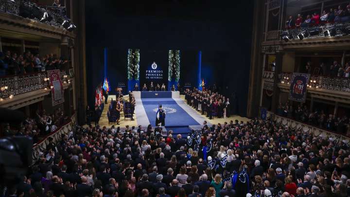 Todo listo en Oviedo para la entrega de los Premios Princesa de Asturias
