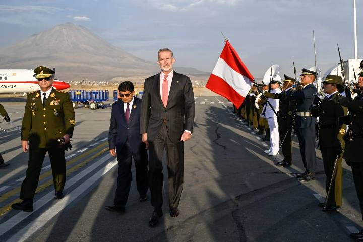Rey de España, Felipe VI llegó a Arequipa para inaugurar el X Congreso Internacional de Lengua Española en Teatro Municipal