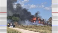 Rio Hondo firefighters battling house fire