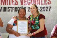 Atenea Gómez Ricalde instala Comités Vecinales en La Rancherita y Tamayo para impulsar la participación ciudadana en Ciudad Mujeres