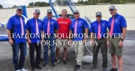 Falcon RV Squadron honors Breast Cancer Awareness with flyover at East Coweta
