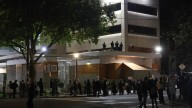 2 men arrested during protests at Portland ICE facility Friday