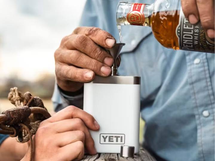YETI's 7-ounce flask now comes in 9 colors — including the new black stone