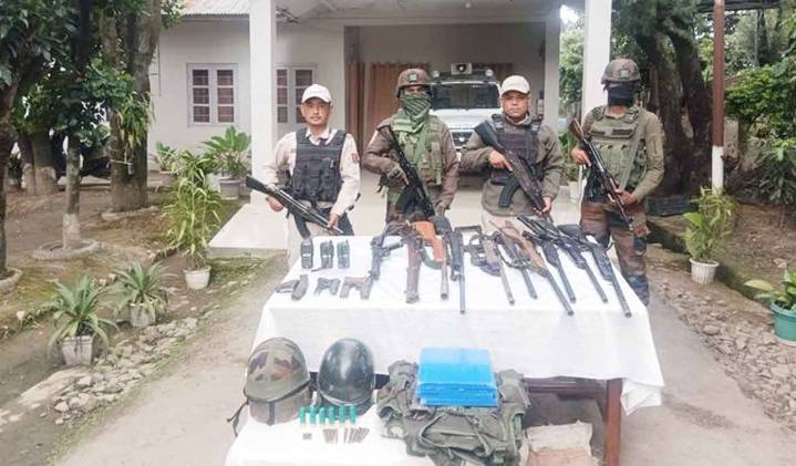 Seven militants arrested in Manipur; arms and drugs seized