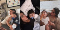 Las tiernas fotos de Valentina Cervantes por el cumpleaños de su hijo Benjamín: “El príncipe de mi vida”