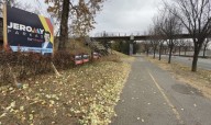 Campaign clutter: Election signs linger across Calgary a week after vote