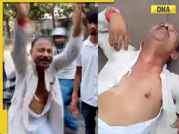 RJD ex-candidate tears kurta, breaks down outside Lalu Yadav's residence...