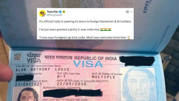 American man flaunts 5-year India visa, praises PM Modi in viral post