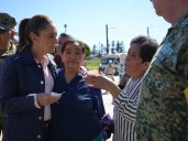 Sheinbaum visita estados afectados por lluvias y anuncia censo para apoyo a damnificados