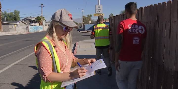 Las Vegas traffic engineers conduct safety audit at Rex Bell Elementary