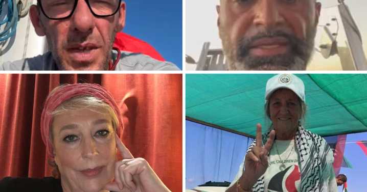 Four Scots detained by Israeli forces after Gaza aid flotilla intercepted