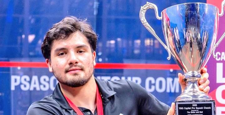 Leonel Cárdenas se corona bicampeón del Abierto de Toronto de Squash