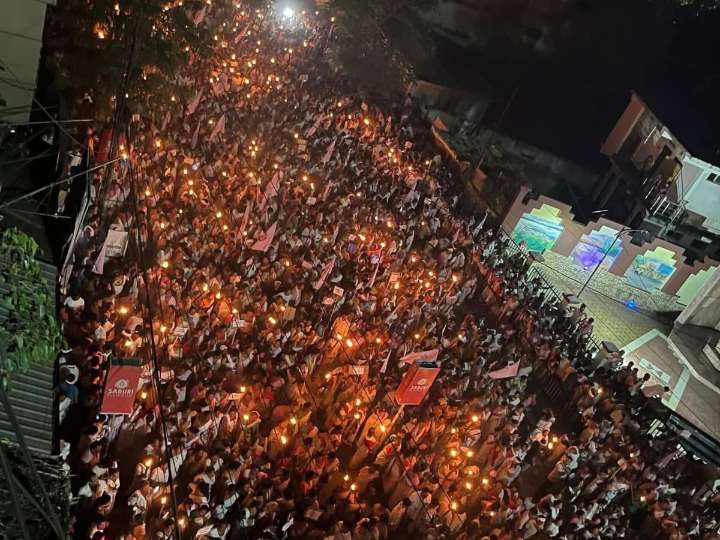 Assam: Tai Ahoms stages torch rally in Moran, warns of election boycott over unfulfilled ST Status promise