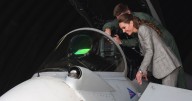 Kate Middleton tries hand at flying RAF Typhoon on debut in special royal role