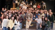 Ryan Reynolds visits theater students rehearsing Les Misérables in Westport