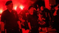 17 detenidos en Vitoria en los incidentes por una concentración de Falange Española