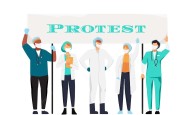 Govt Doctors observe black day, demand revocation of doctors' suspension at Palakkad Hospital