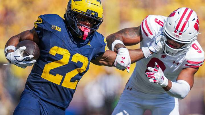 Sherrone Moore takes shot at Alabama for letting Justice Haynes go