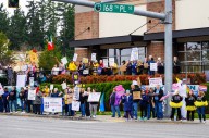 No Kings protest against Trump draws about 1,300 to Covington